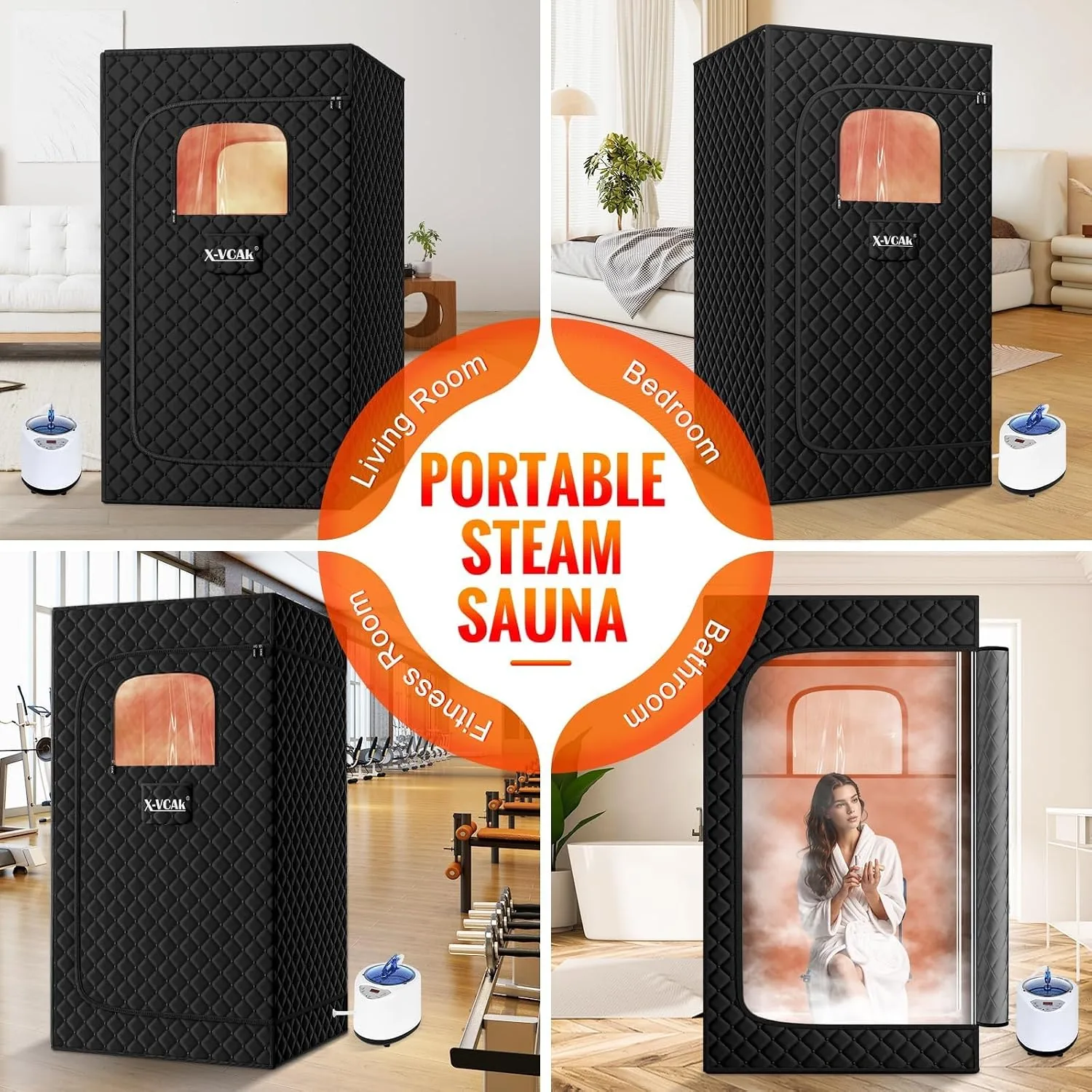 x vcak sauna portable steam sauna brand intro